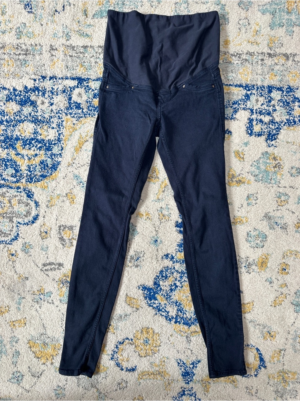 H&M Navy Maternity Skinny Jeans